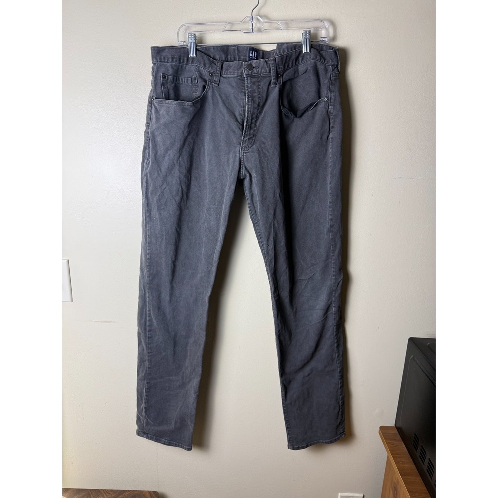 GAP Denim Men's Pants 34x34 Gray Denim Casual Jeans